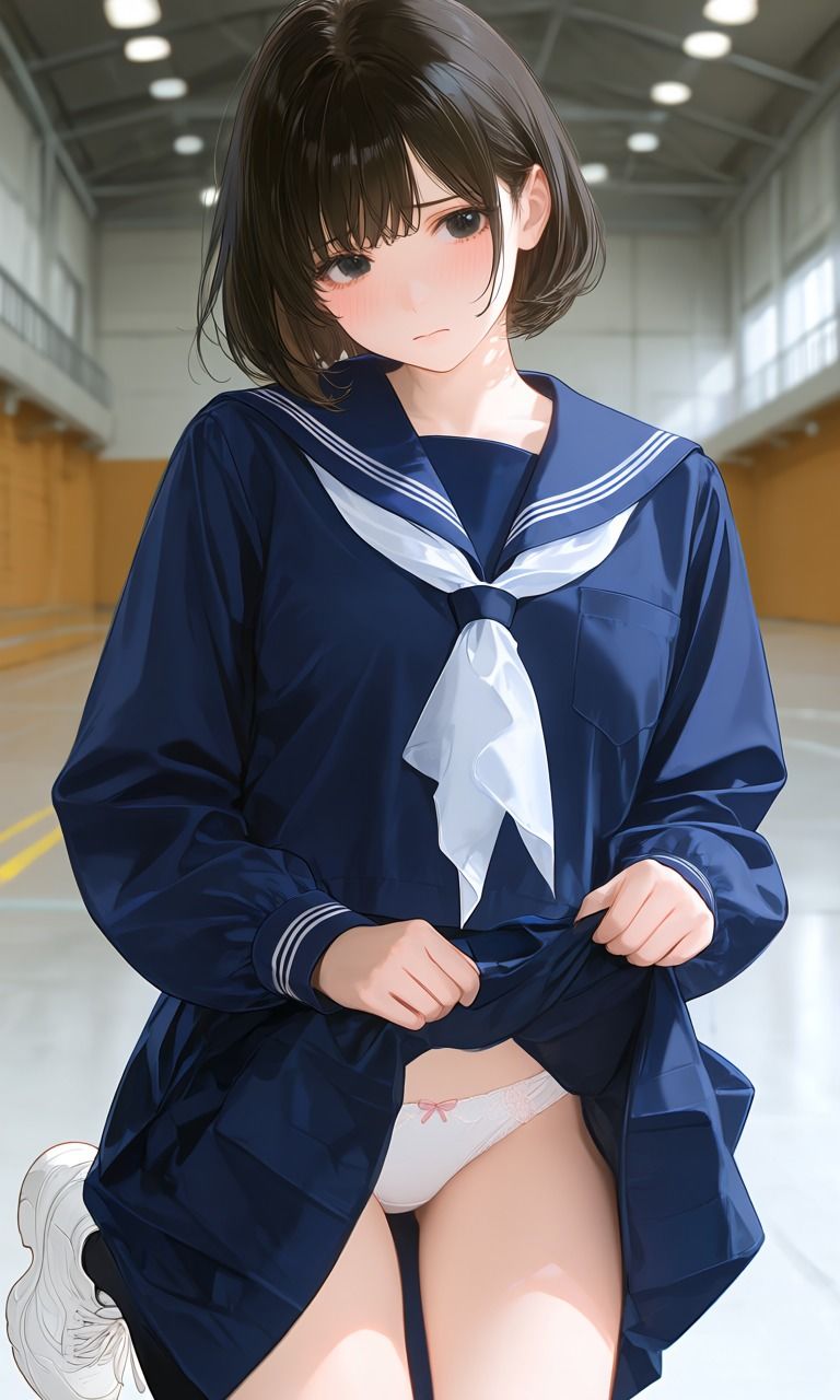 美少女恥じらいパンチラ性交画像集 サンプル画像2