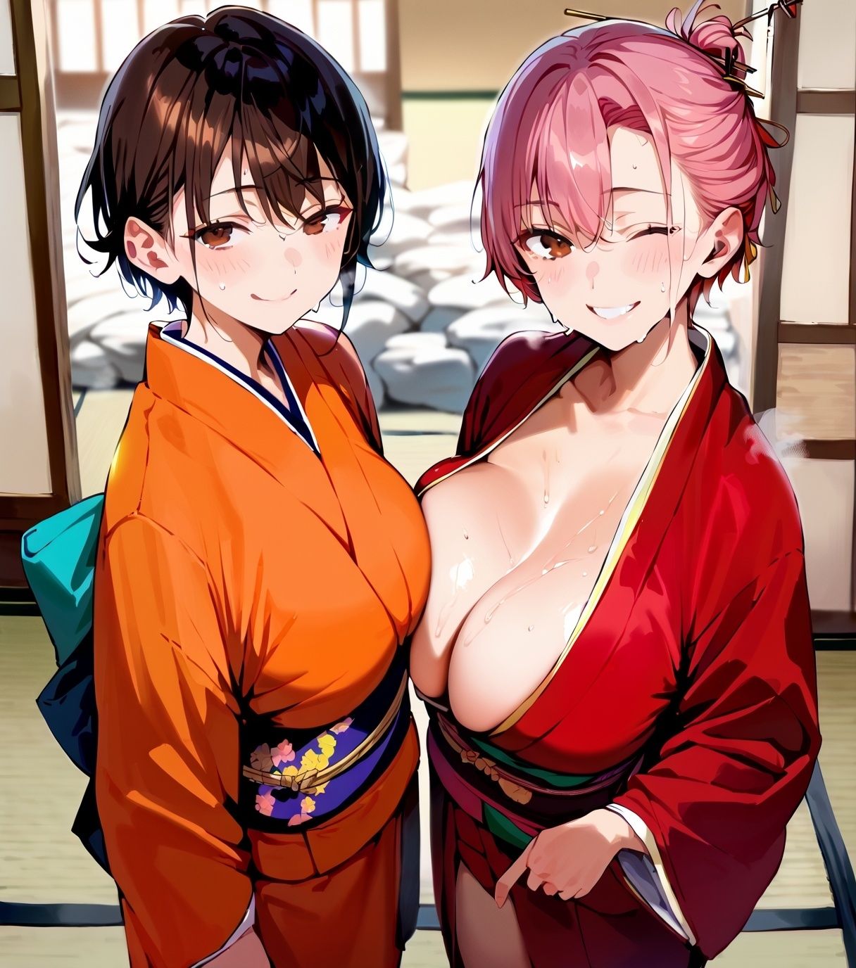 美少女着物とどぴゅどぴゅH。13 サンプル画像6