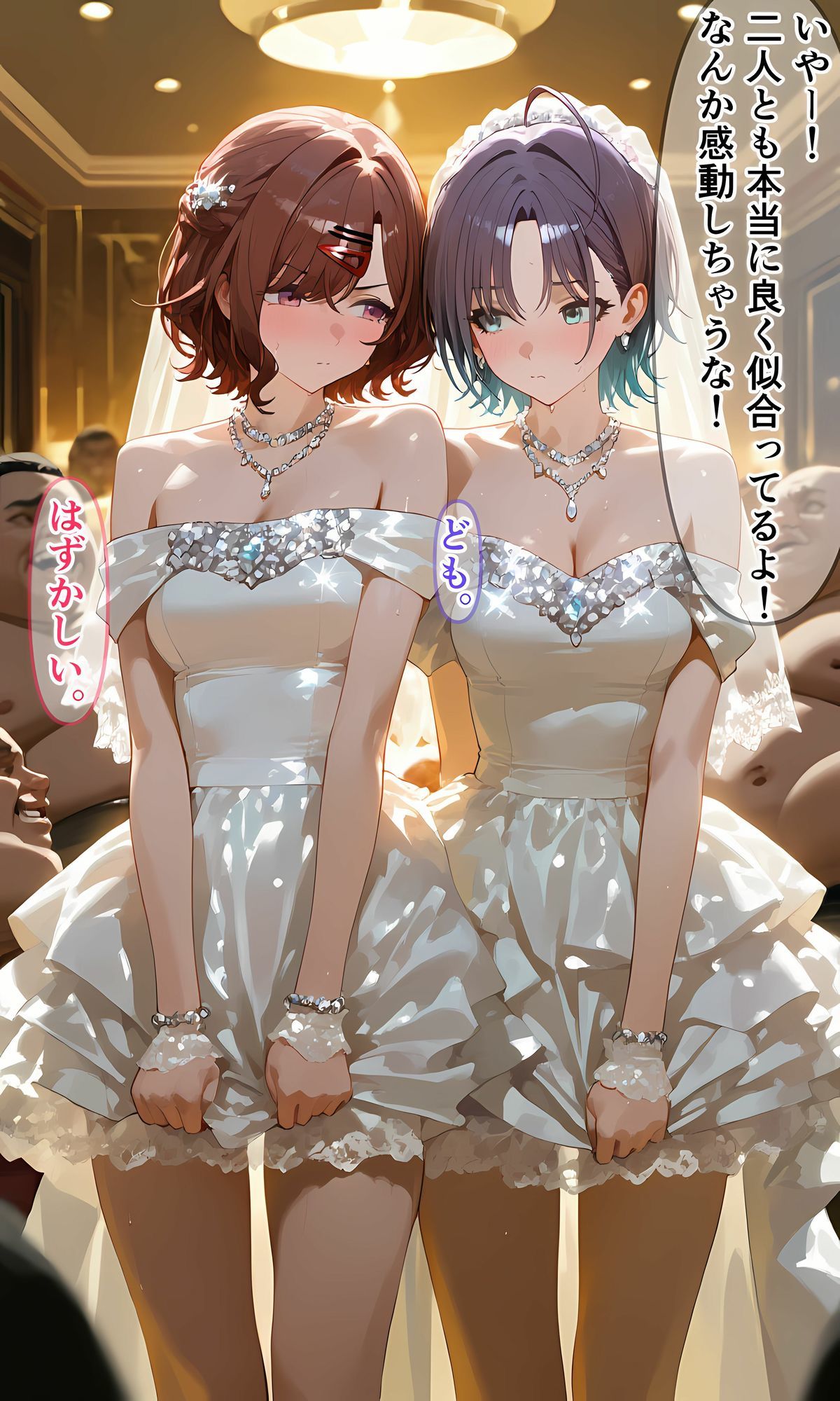 羞恥、強●枕営業  番外編  最高の結婚式編 サンプル画像1