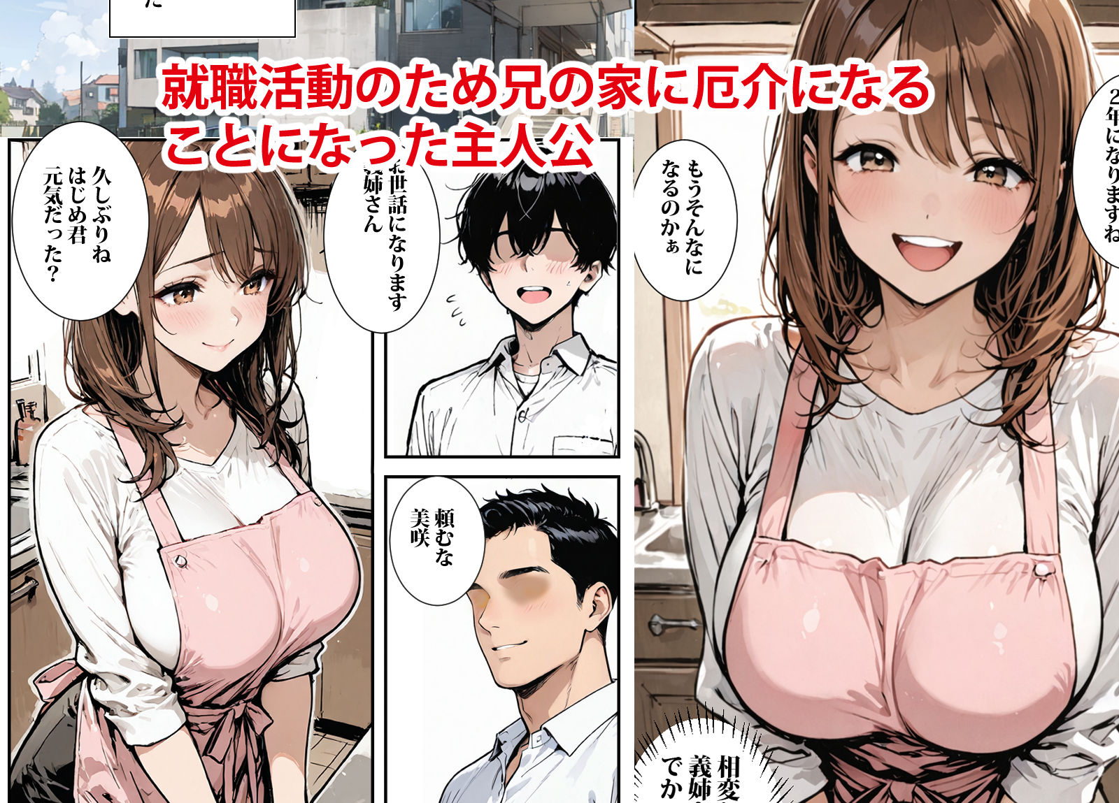 義姉の悩みを聞いていたらいつの間にかHな関係に… サンプル画像1