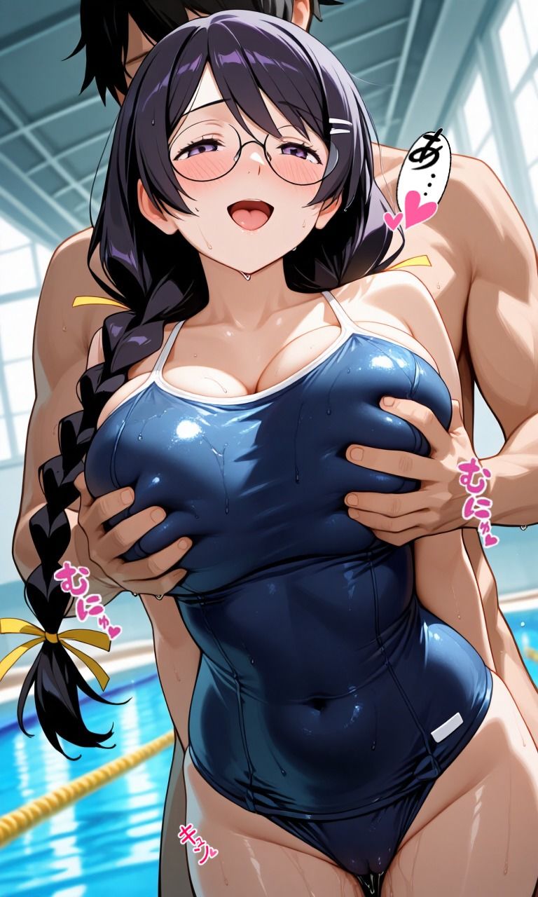 羽川翼エロ画集 学校編 サンプル画像3