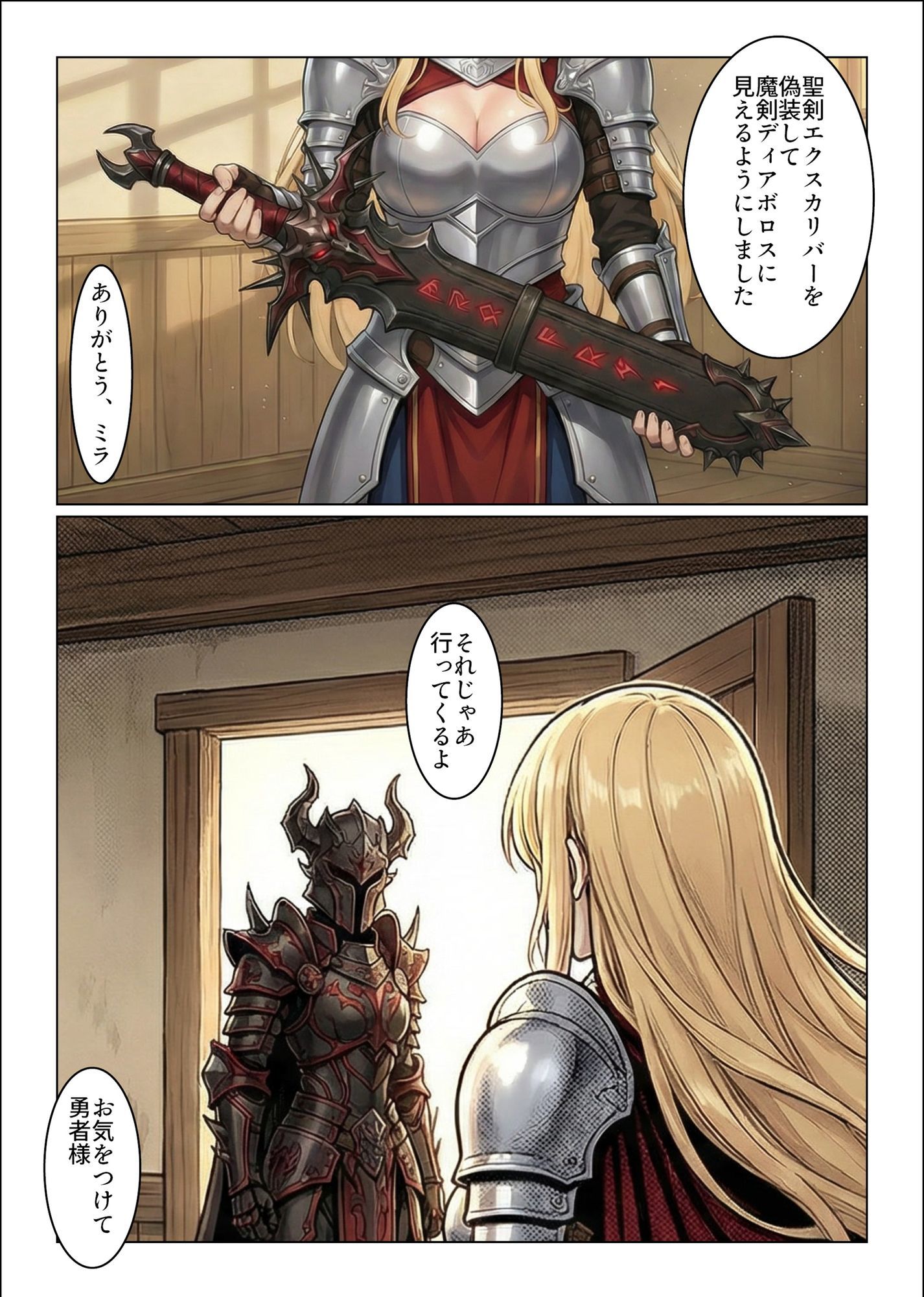 肉体支配！！勇者は魔王の伴侶となり子を宿す サンプル画像9