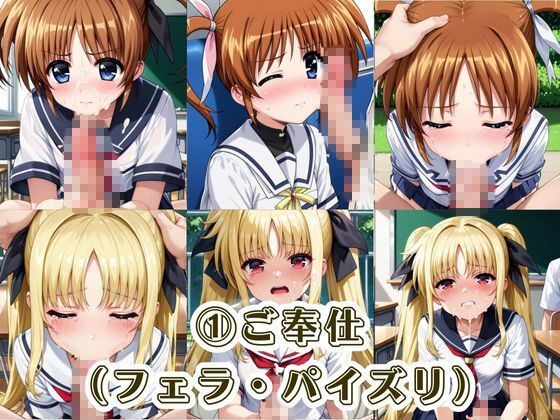 肉便器化運動法律が施行された世界！〜高○なのは＆フ○イト・テスタロッサ編〜 サンプル画像3