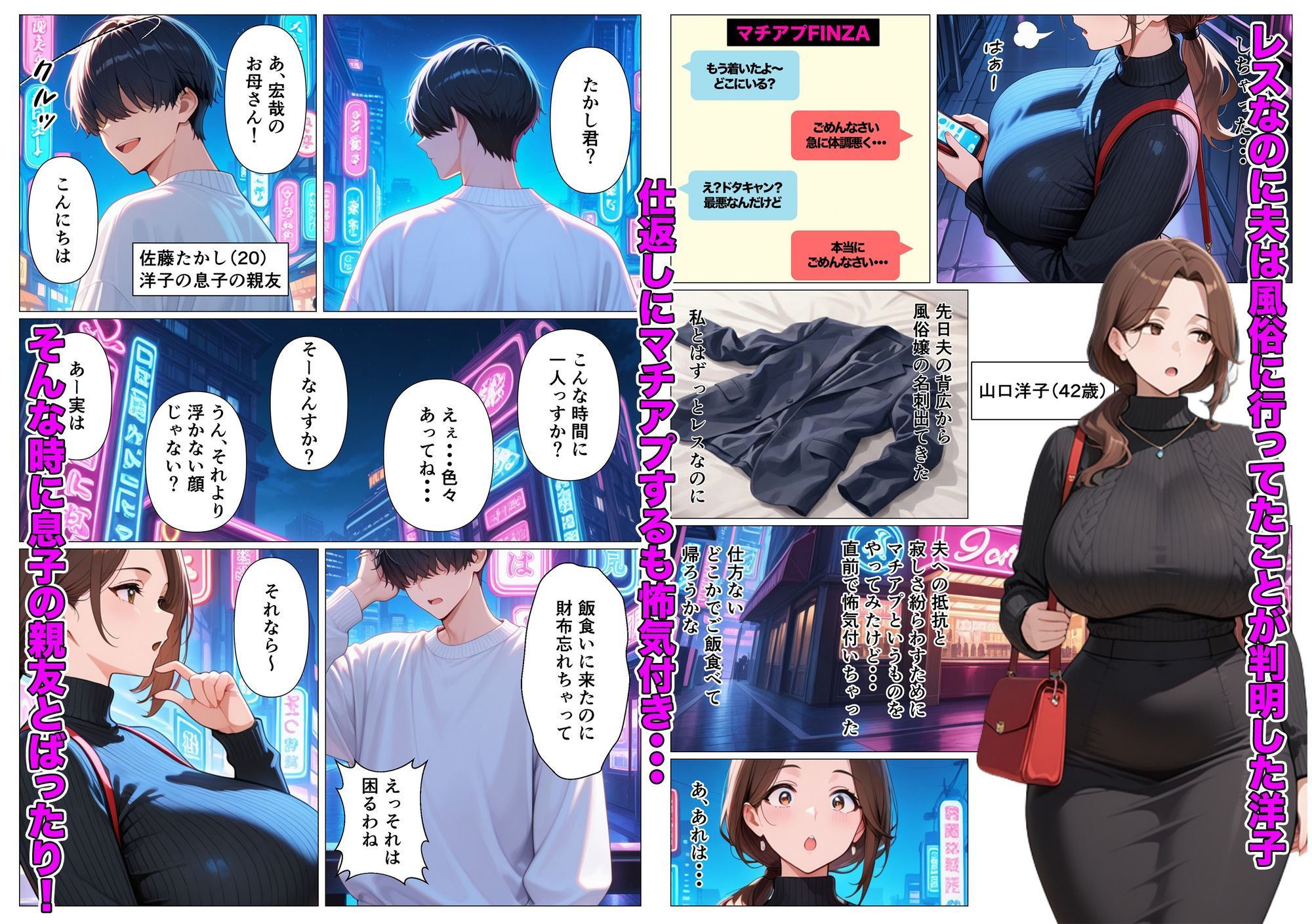 背徳感に負けたGカップむちむち人妻  息子の親友と本能剥き出しセックスした話〜欲求不満母からメスになった夜〜 サンプル画像2