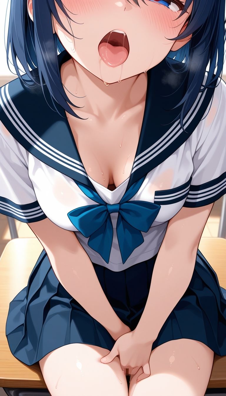 胸チラ・乳首・トロ顔（R-18版） サンプル画像1