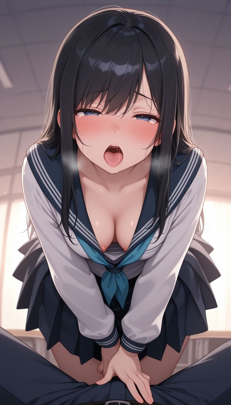 胸チラ・乳首・トロ顔（R-18版） サンプル画像9