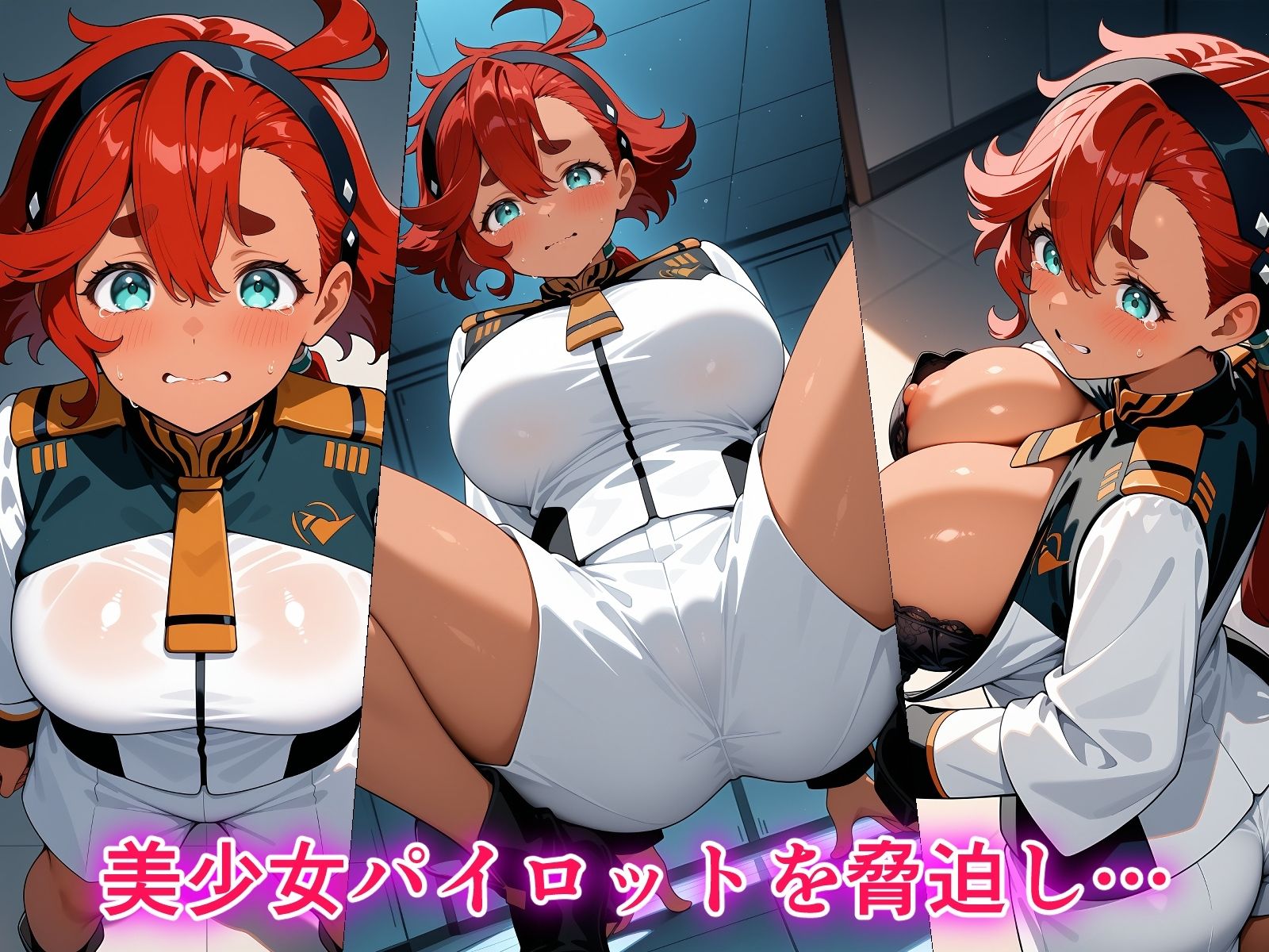 脅され凌〇調教されるスレ〇タ 機械・触手・アナル責め・露出 サンプル画像1