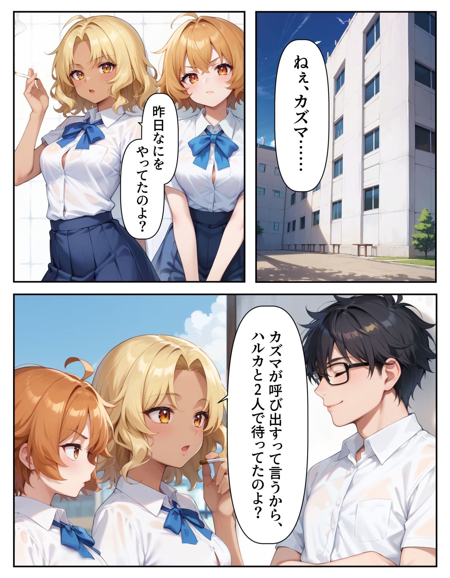 腕時計のリューズを引っ張ったら時間が停止！？好き放題に女子生徒にイタズラした話2 サンプル画像1