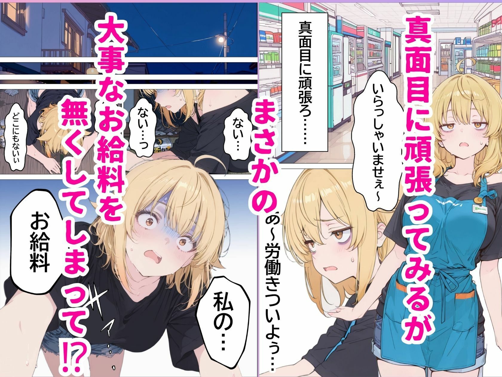 自堕落ポンコツ女の家賃取り立ては、中出しセックスでした サンプル画像2