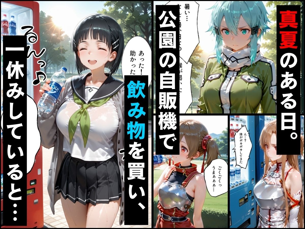 自販機のドリンクで超乳確定〜研究所で即ハメした話〜 S●O編 サンプル画像1