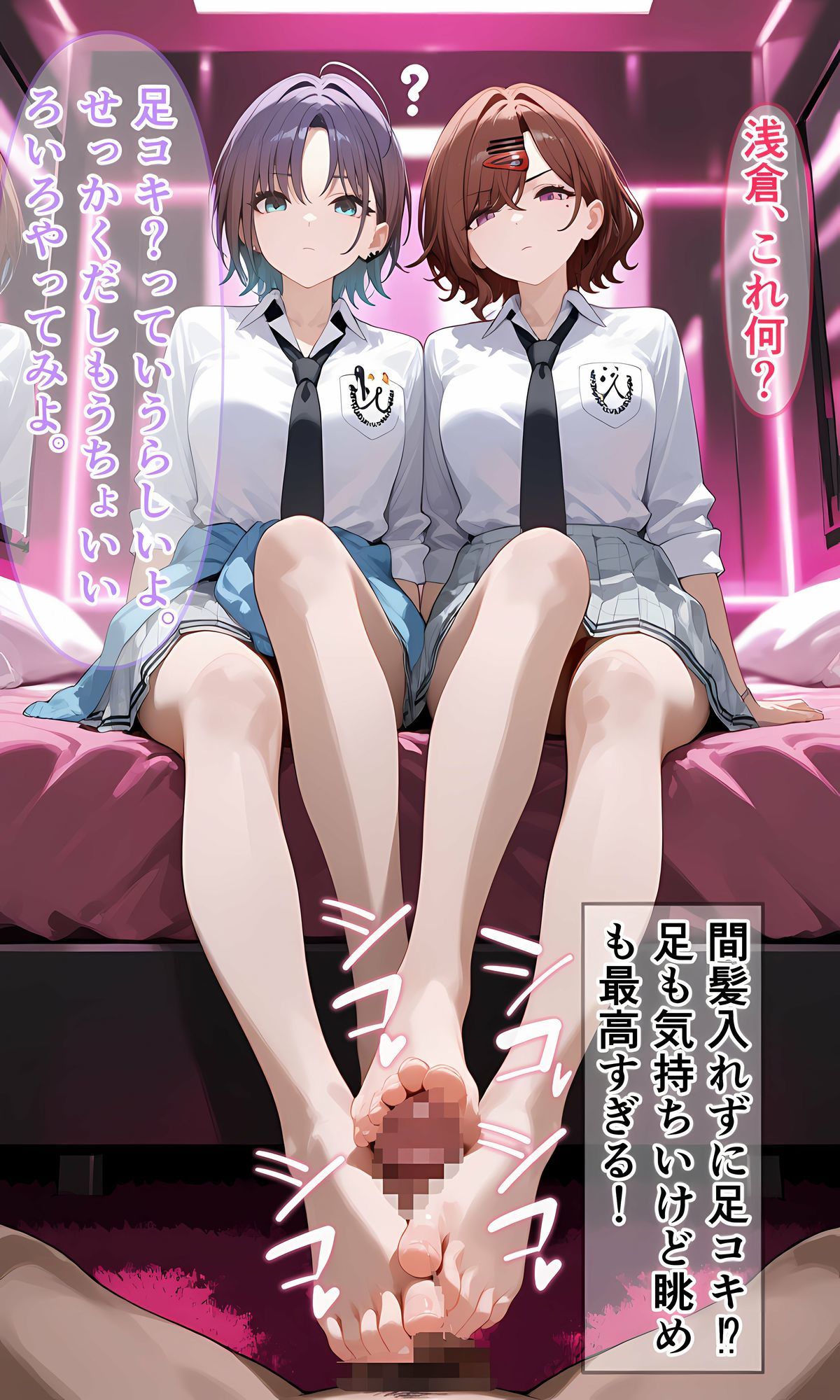 興味本位でパパ活体験してみたアイドル二人 サンプル画像6