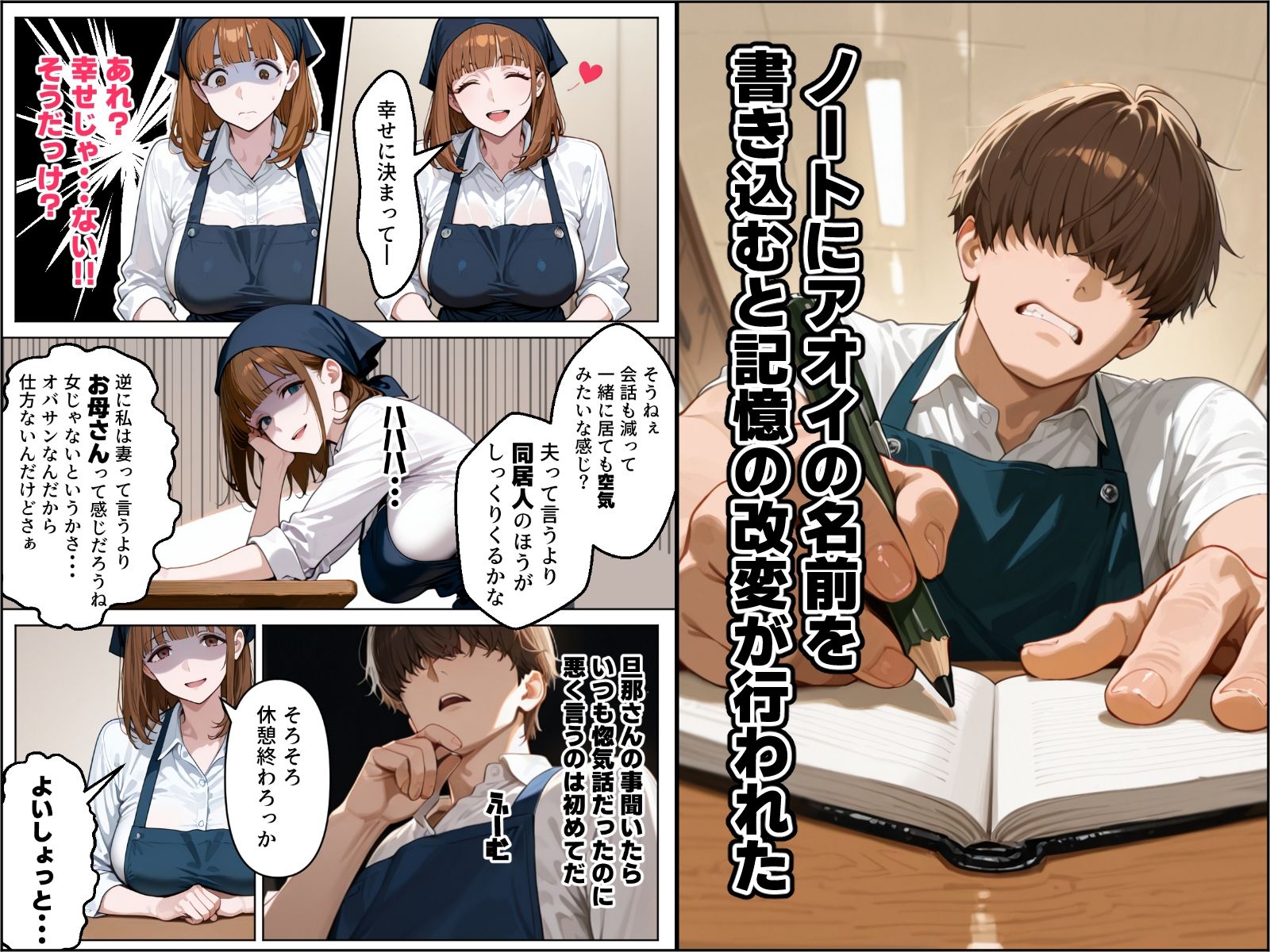 良妻賢母の記憶を改変して托卵させる話 サンプル画像4