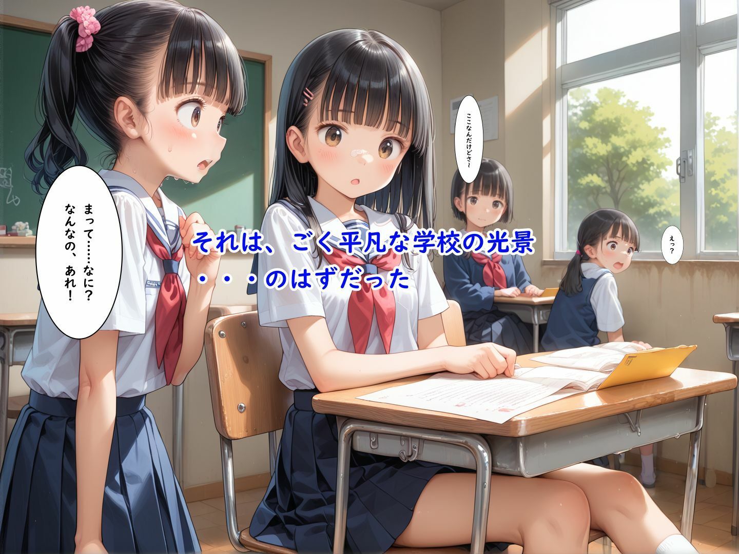 苗床少女〜まだ何も知らない無垢な少女が触手に完全拘束されたまま与えられる全身の性感帯への同時責めにより永遠に繰り返される連続アクメ〜 サンプル画像1