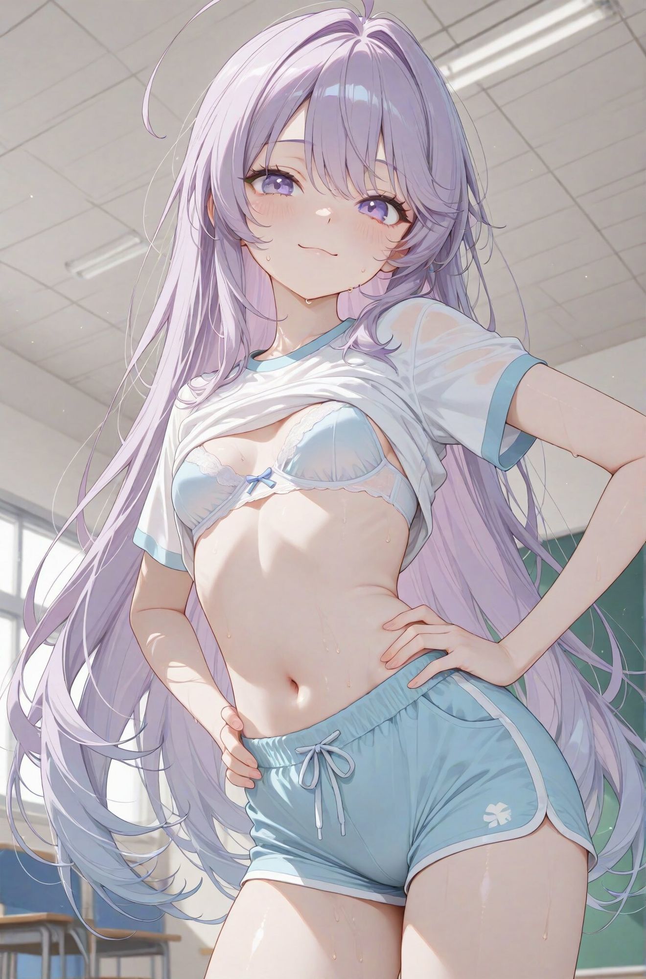 萌え下着！女体観察3〜ブラジャーは脱がさないで！〜下着、制服特化 サンプル画像3