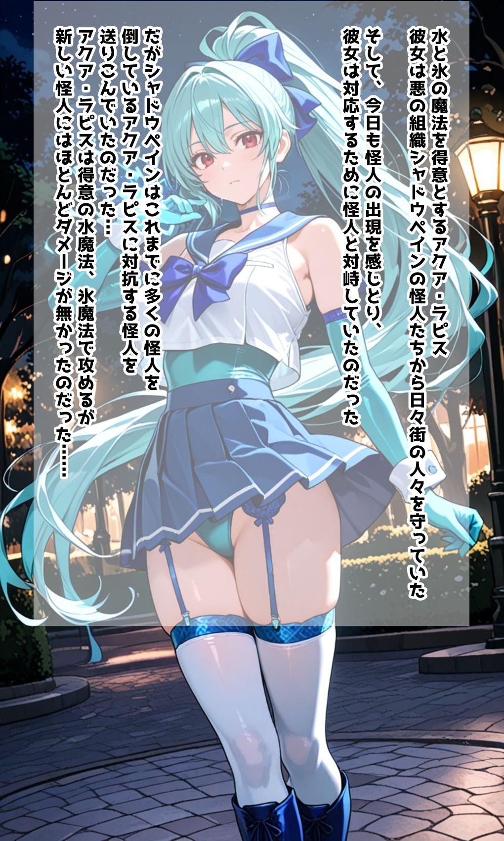 蒼き守護者アクア・ラピス  淫欲に堕ちゆく身体 サンプル画像1