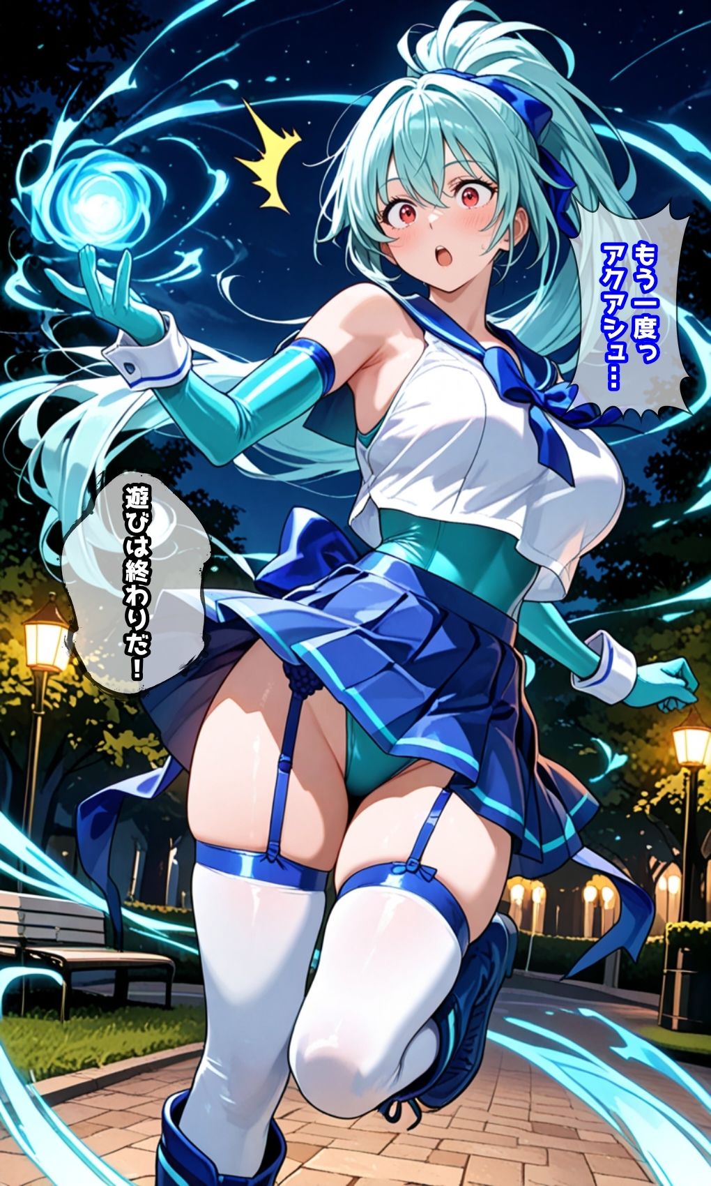 蒼き守護者アクア・ラピス  淫欲に堕ちゆく身体 サンプル画像4