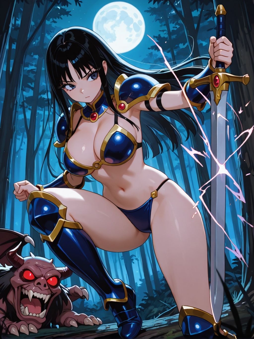 蒼の戦乙女vs魔獣軍団 サンプル画像1