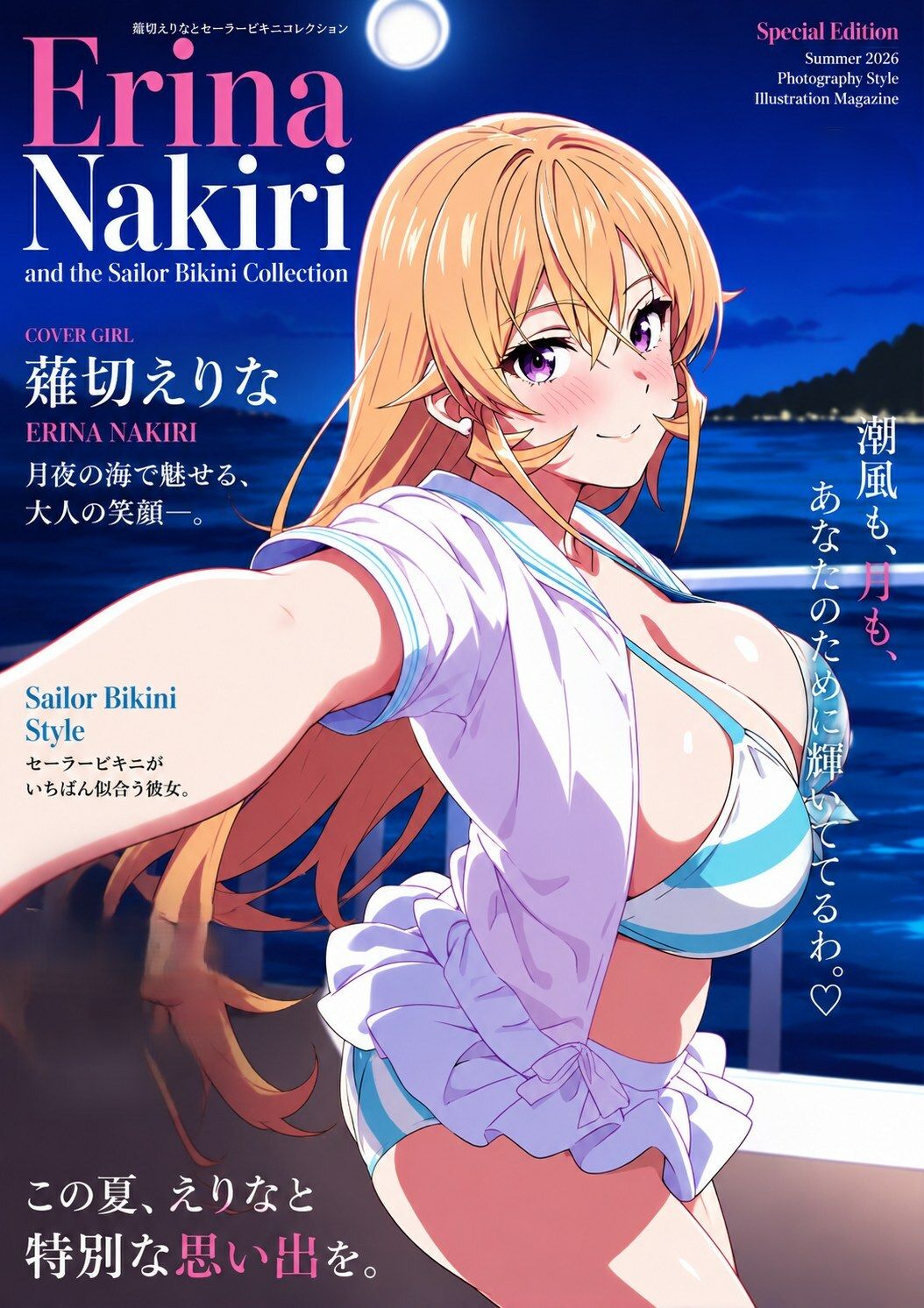 薙切えりなセーラービキニコレクション サンプル画像4