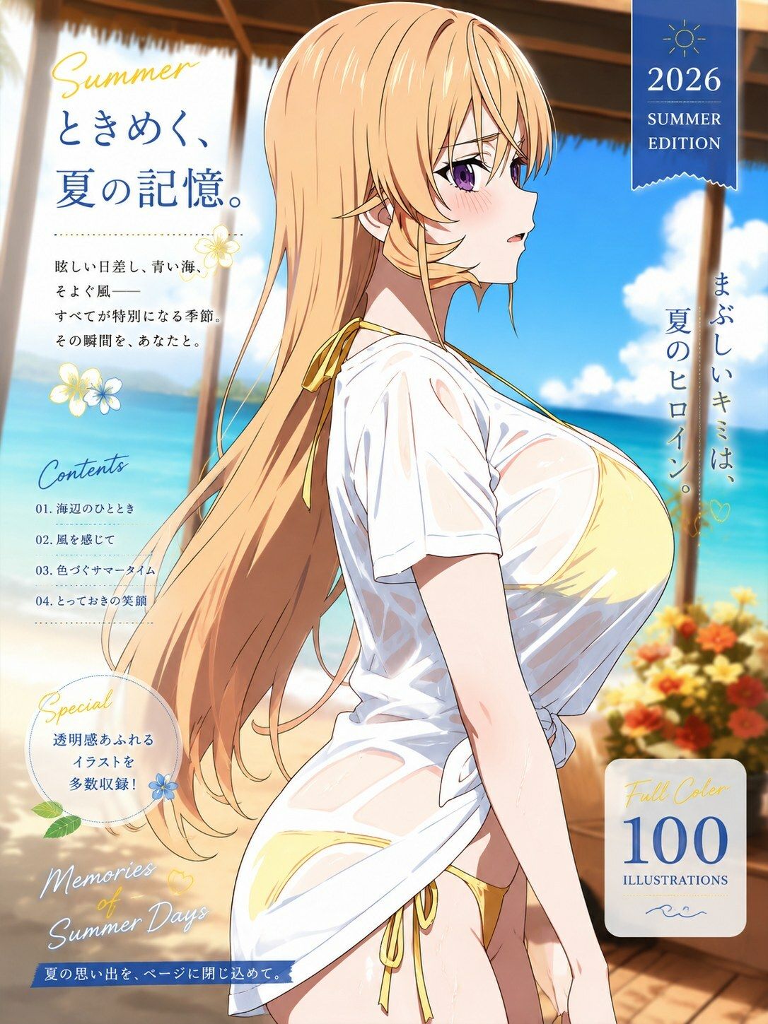 薙切えりな真夏の水着コレクション サンプル画像4
