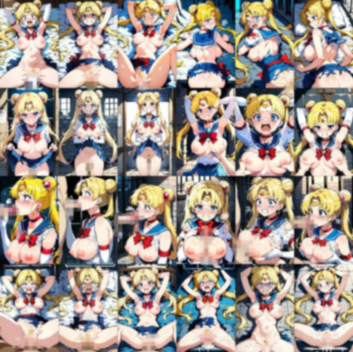 虜囚 セー〇ー戦士たち サンプル画像5