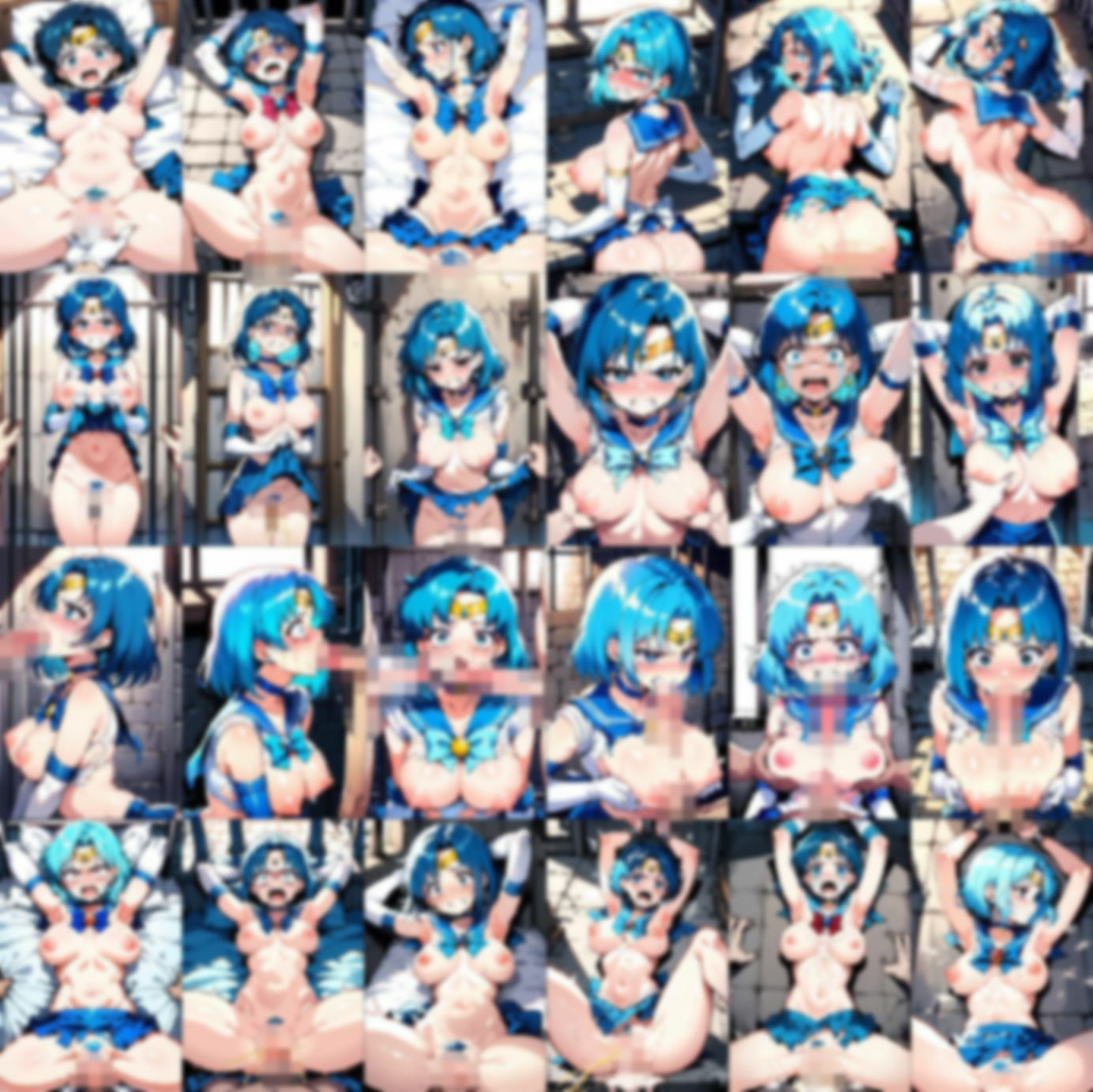 虜囚 セー〇ー戦士たち サンプル画像6