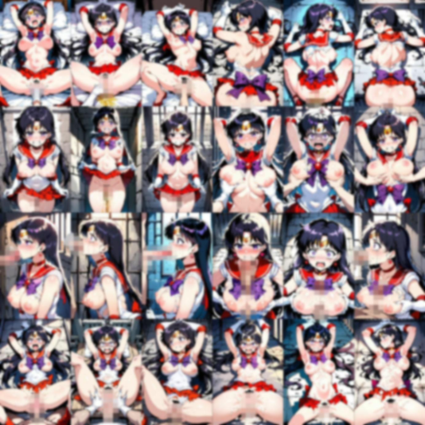 虜囚 セー〇ー戦士たち サンプル画像7