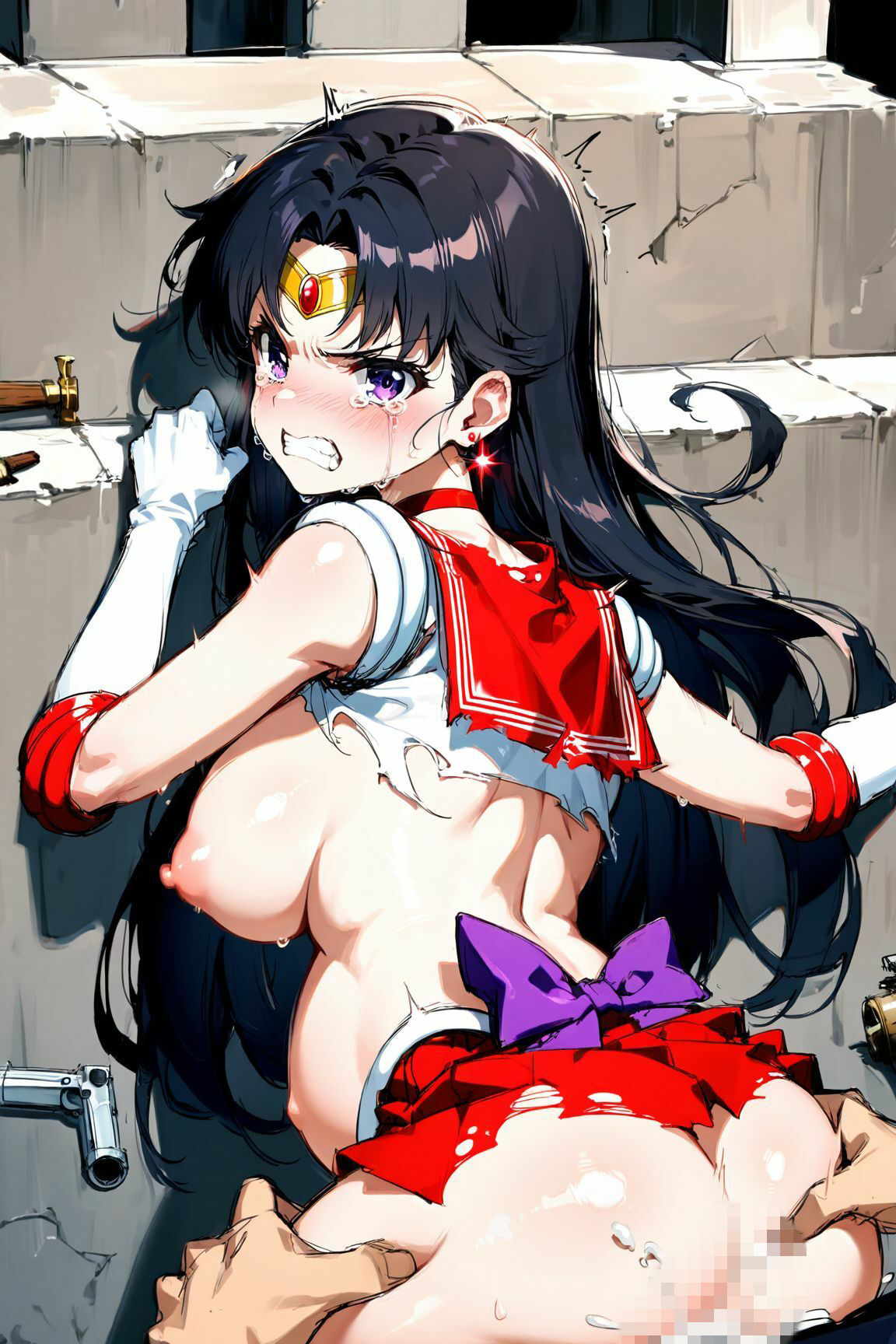 虜囚 ボテ腹 セー〇ー戦士たち サンプル画像3