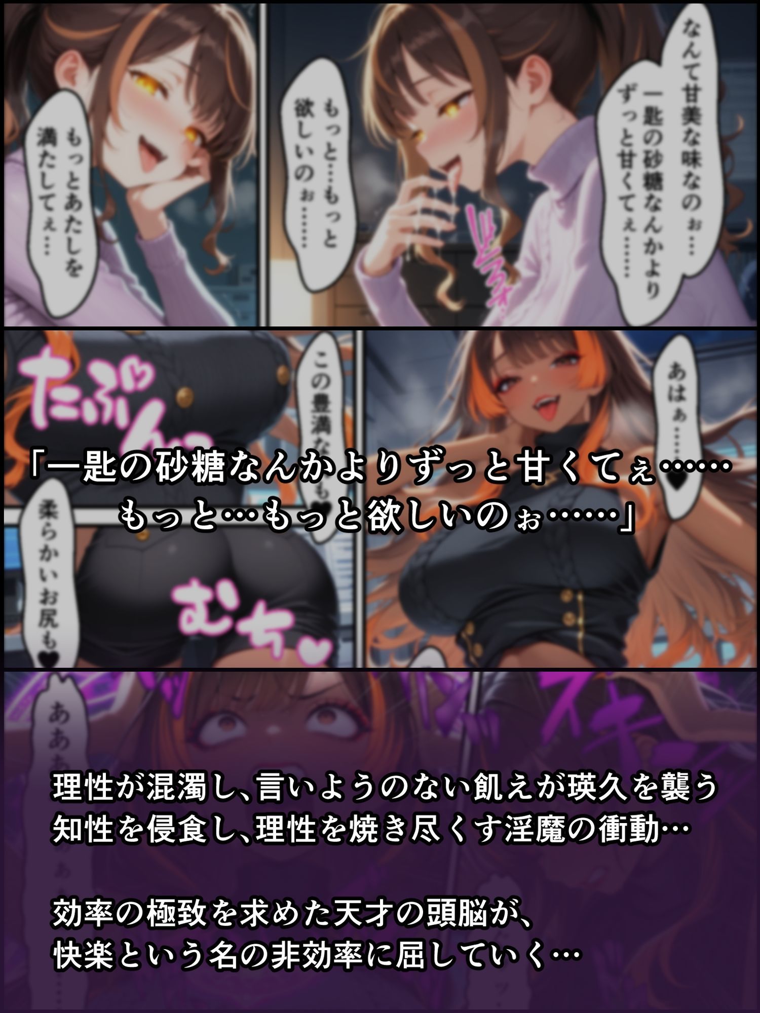 蝕宴のコラプティオ 美人研究者に憑依され美少女に変えられた天才○校生が、オスを喰い漁る黒ギャル淫魔に堕ちるまでの1ヶ月間 サンプル画像10