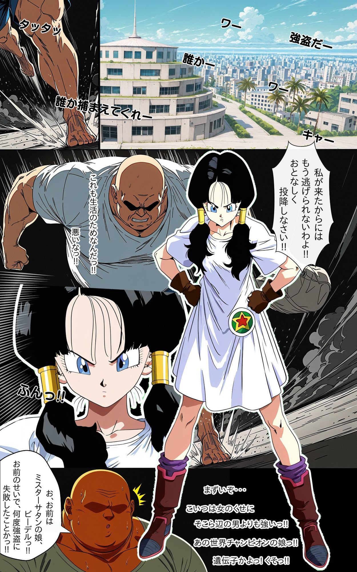 街の平和を守るビー〇ルに凶悪化した一般強盗犯が分からせ復讐種付けプレス サンプル画像4