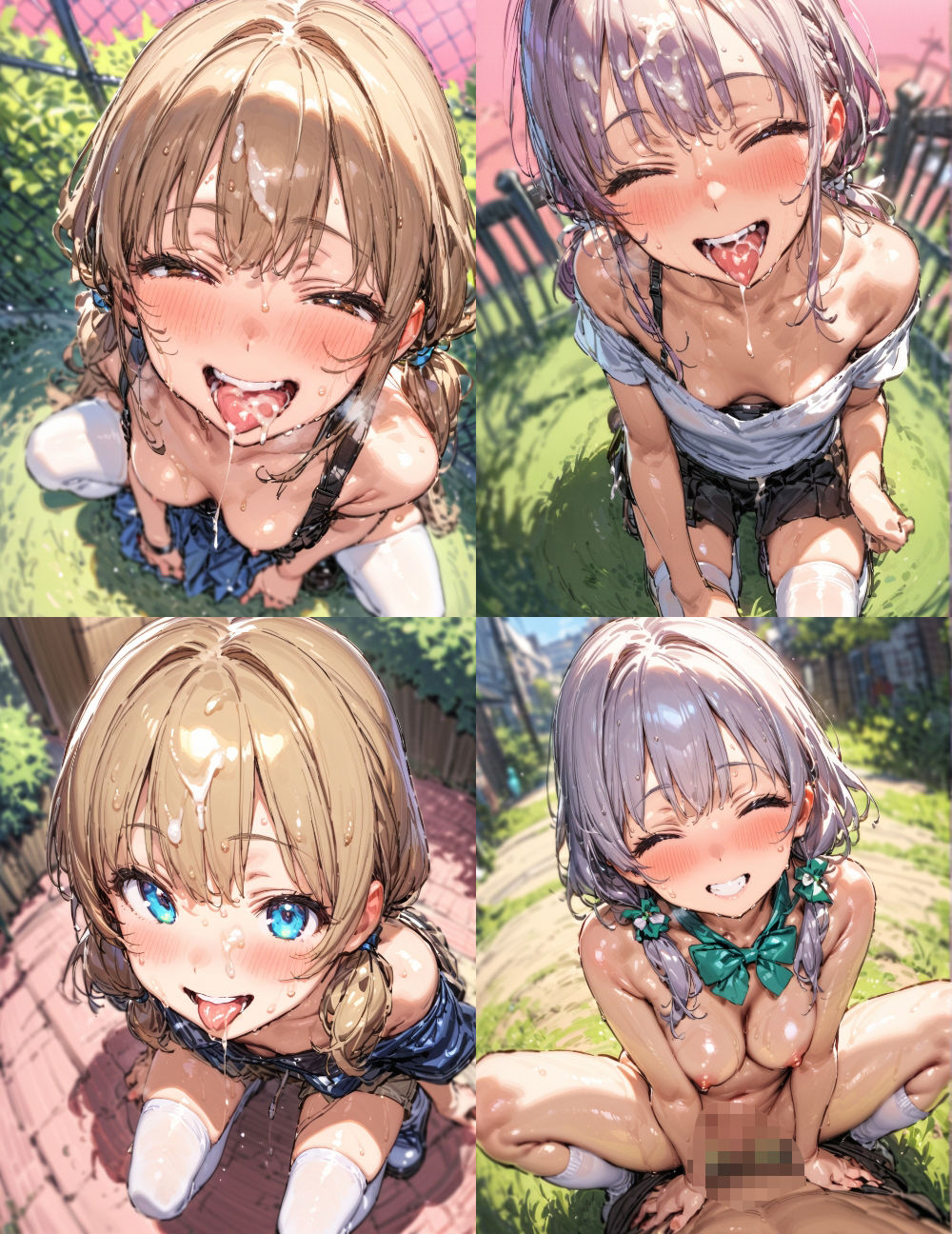 街中でしちゃいました サンプル画像3