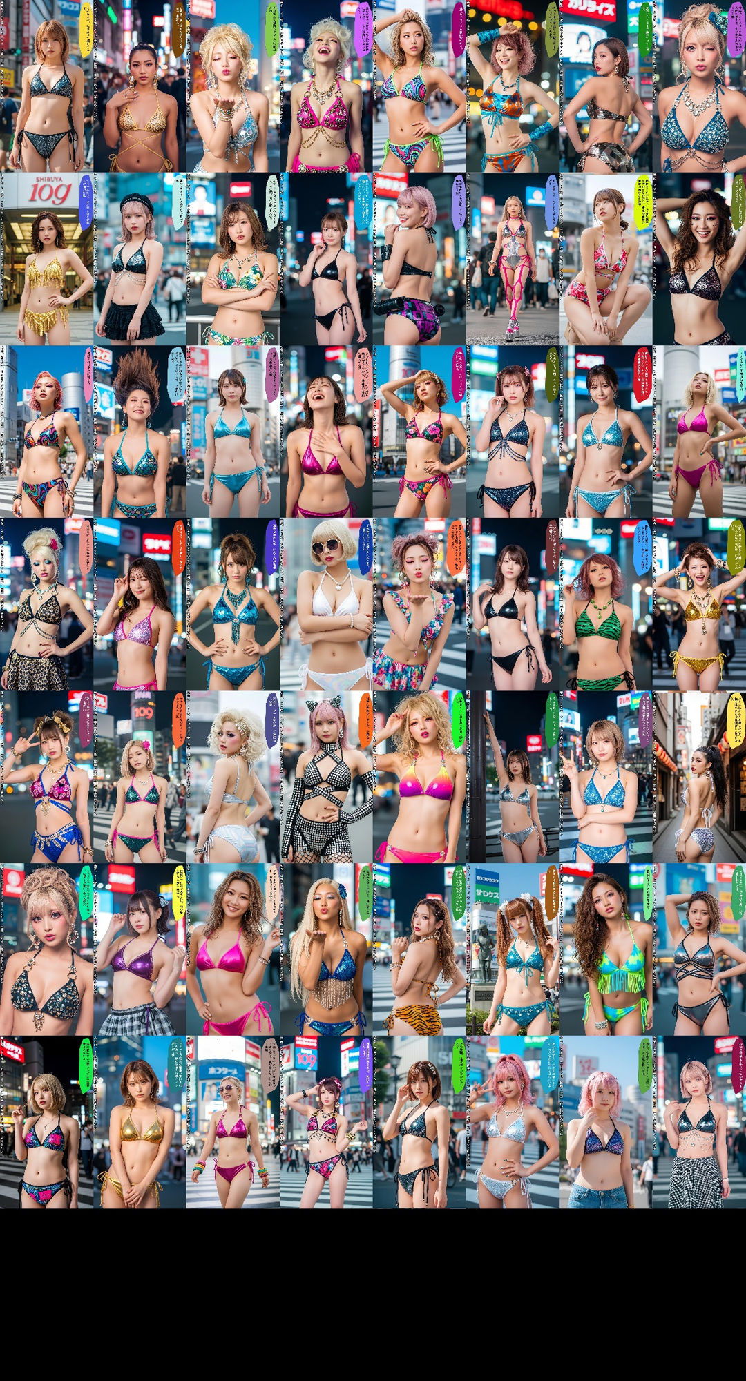 街撮りエロビキニGAL in 渋谷 〜視線でヌかせる極上ボディ〜 vol.1 サンプル画像10