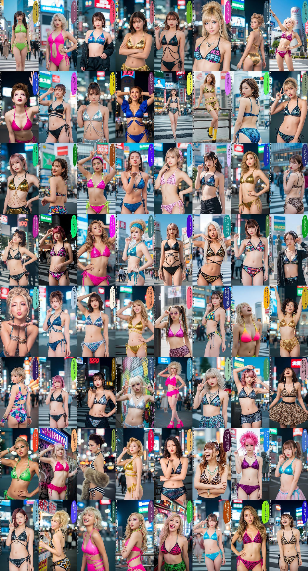 街撮りエロビキニGAL in 渋谷 〜視線でヌかせる極上ボディ〜 vol.1 サンプル画像9