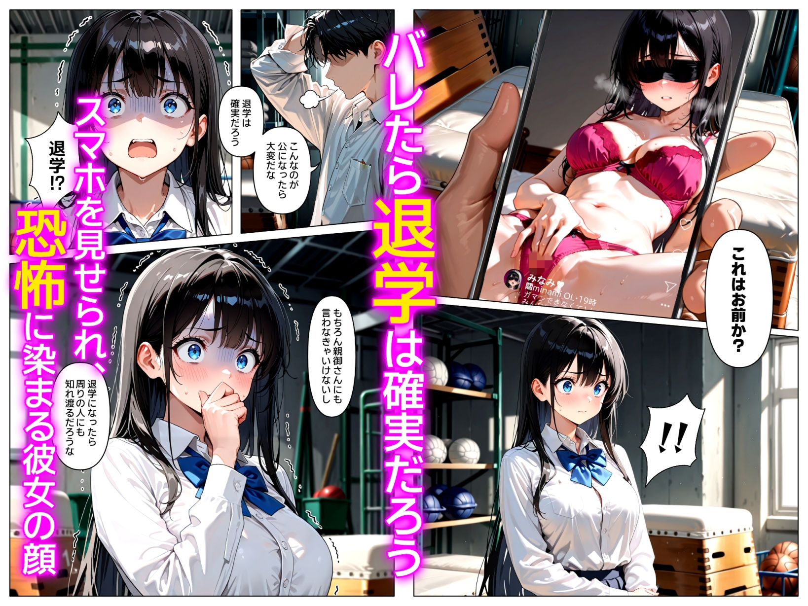 裏アカがバレて絶望する教え子を脅迫し、俺の性奴●にする話 サンプル画像3