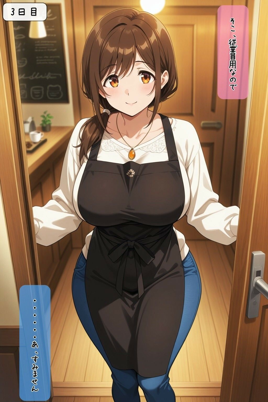 裏喫茶でどエロいサービス受けてきました サンプル画像3