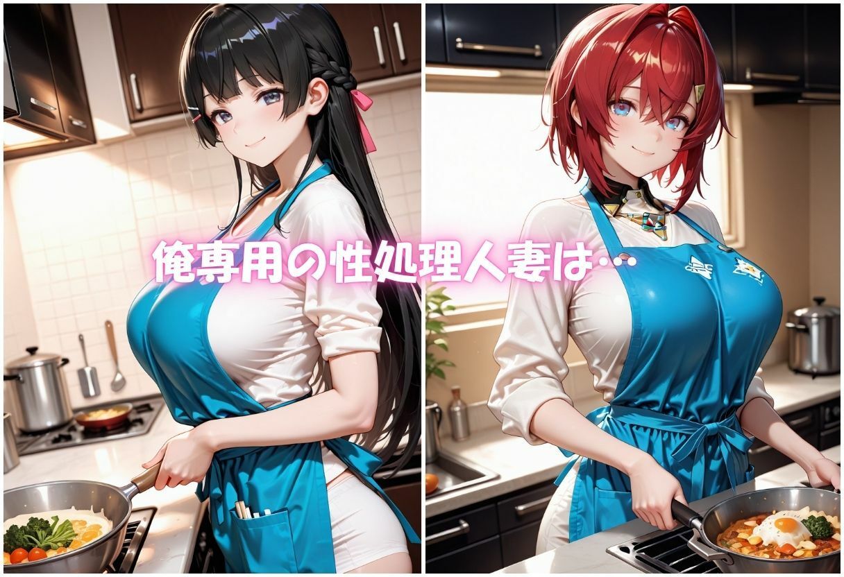 裸エプロン人妻は俺の性処理道具 〜旦那の知らないところで生ハメ中出し〜Vol.2 サンプル画像1