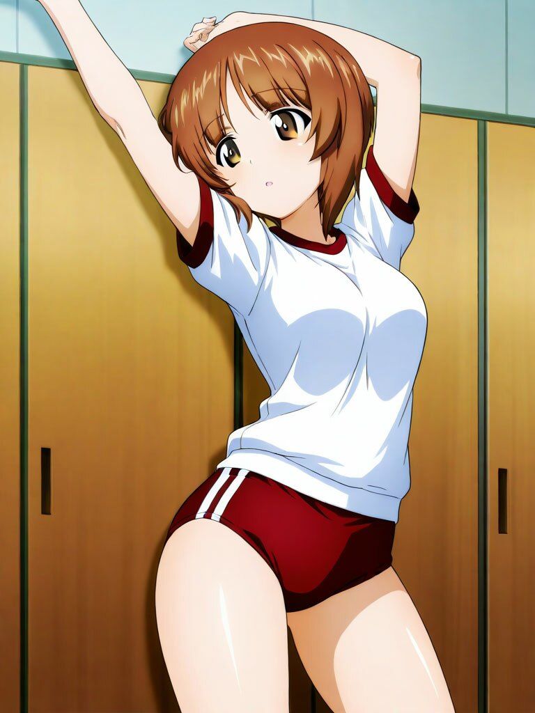 西住美穂ブルマコスプレ 130枚 サンプル画像10