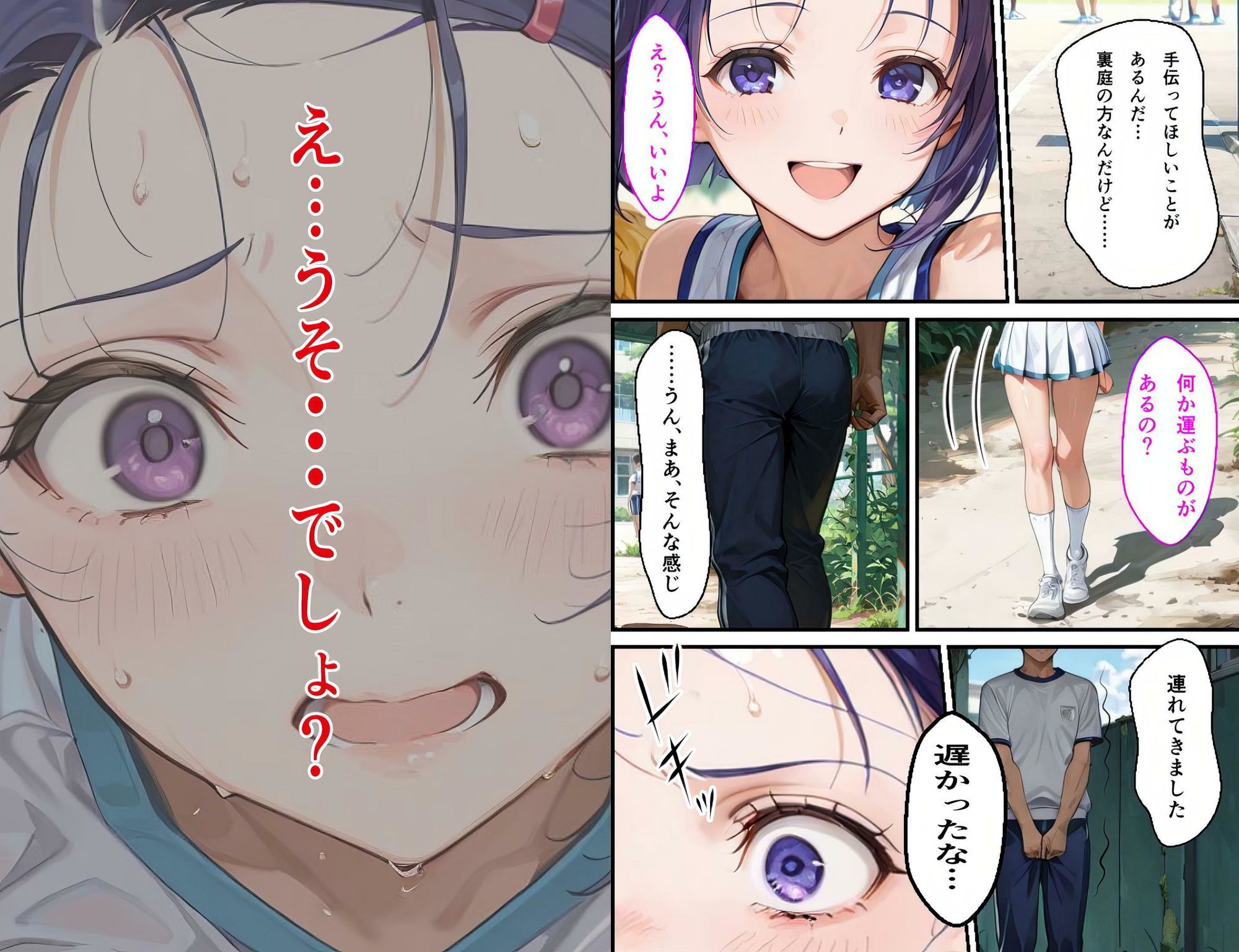 西連〇春菜 学園の悲劇 3 運動会編 〜逃げ場のない喧騒、図書室の悪夢再び〜 サンプル画像2