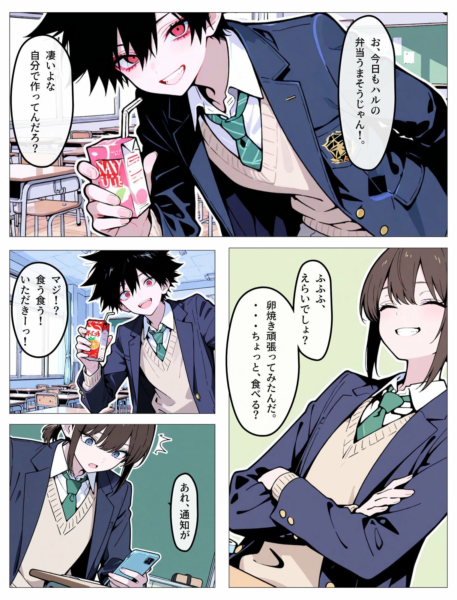 親友への恋心を隠す女装男子の裏垢がバレた日 サンプル画像1