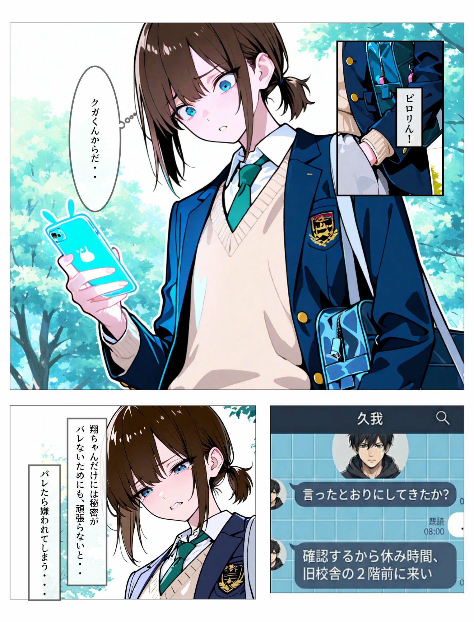 親友への恋心を隠す女装男子の裏垢がバレた日、その後 サンプル画像2