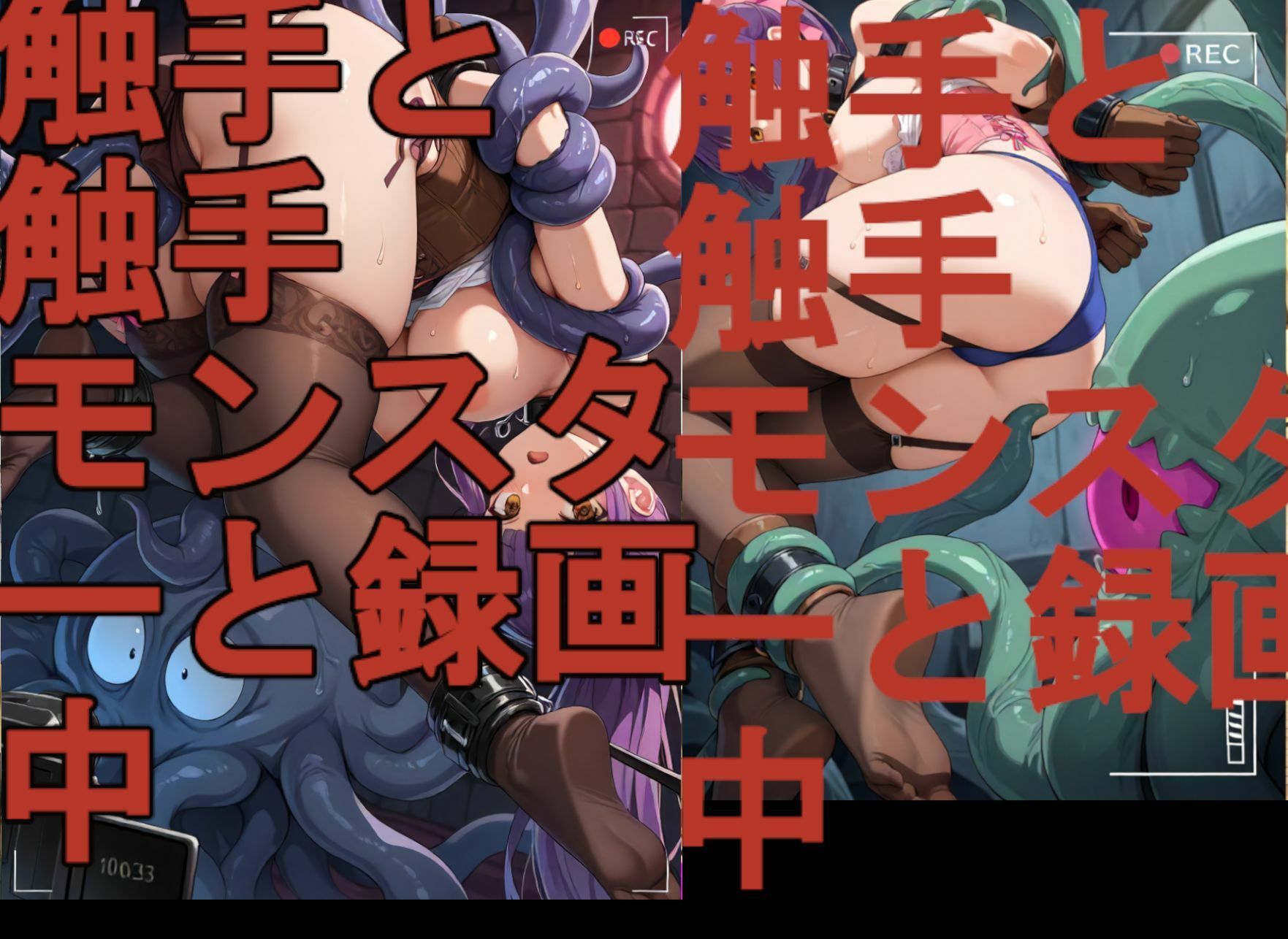 触手と触手モンスターと録画中-序章- サンプル画像7