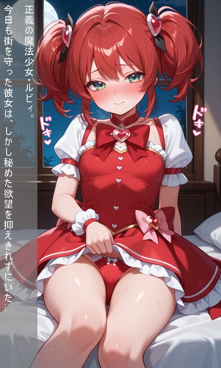 触手に堕ちた赤い髪の魔法少女 〜正義の終わりと快楽の始まり〜 サンプル画像1
