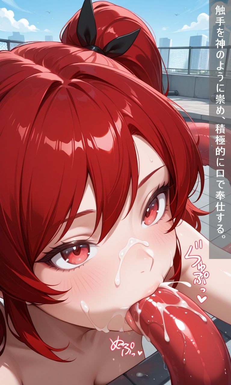 触手に堕ちた赤い髪の魔法少女 〜正義の終わりと快楽の始まり〜 サンプル画像7