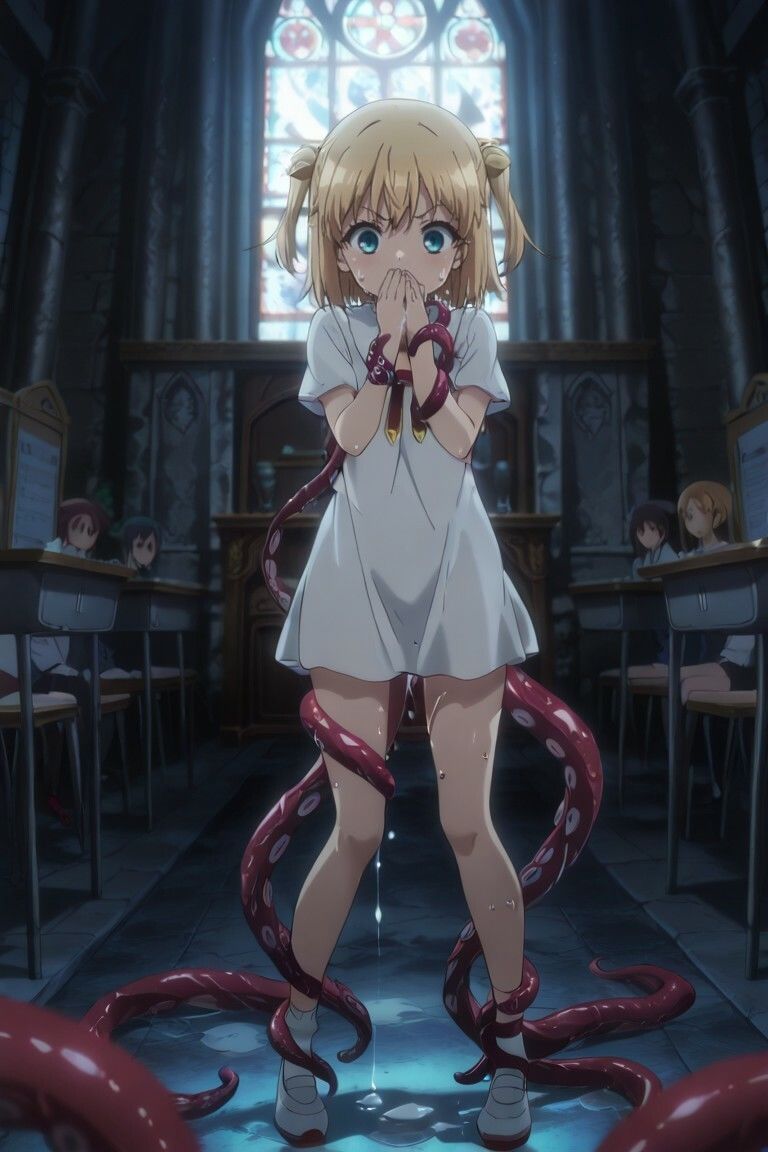 触手に犯●れ堕ちる少女たち 〜背徳の触手宴〜 サンプル画像1