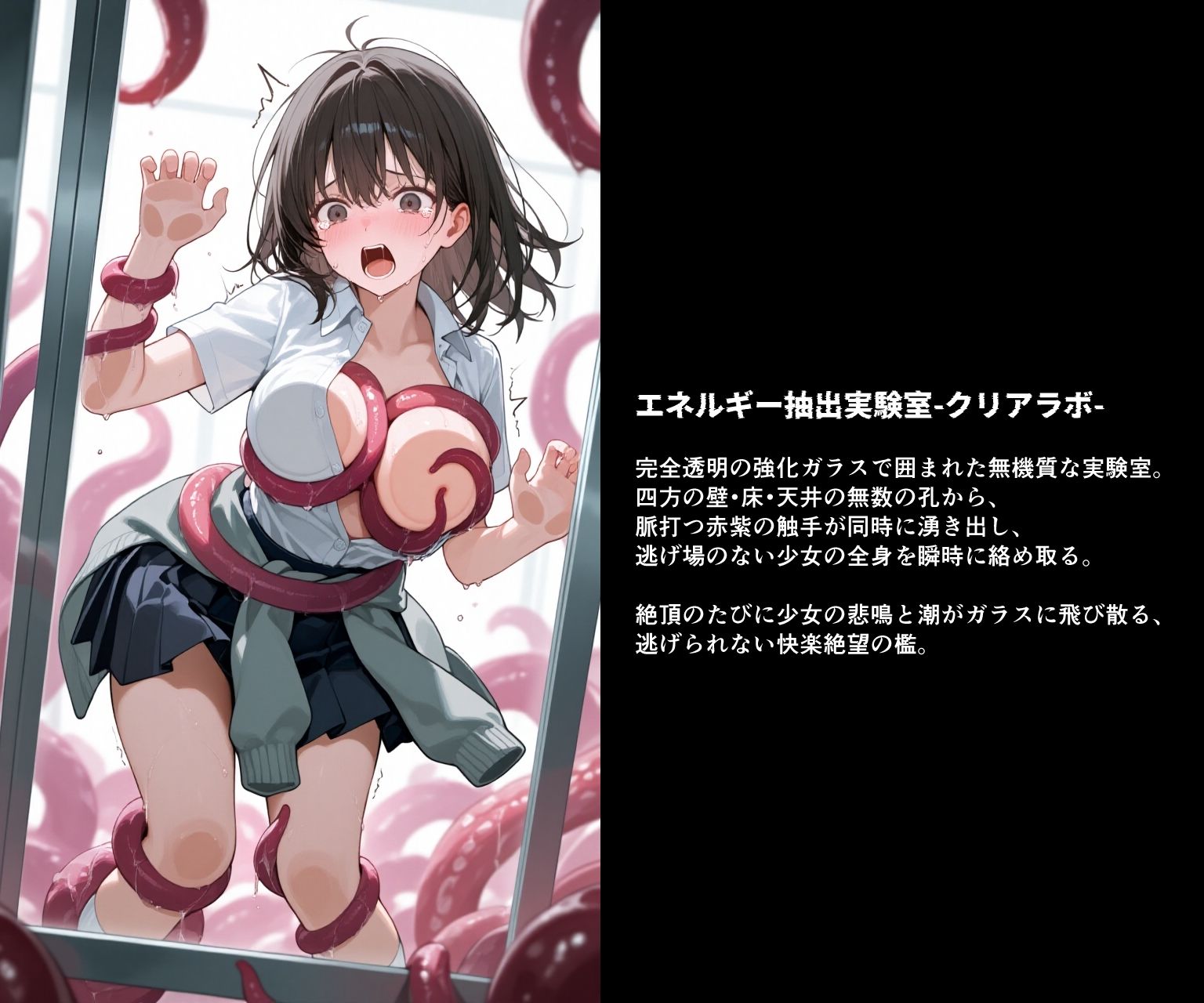 触手ノ生贄 -逃げ惑う少女達は拉致され、絶望の凌●連鎖に堕ちる- サンプル画像6