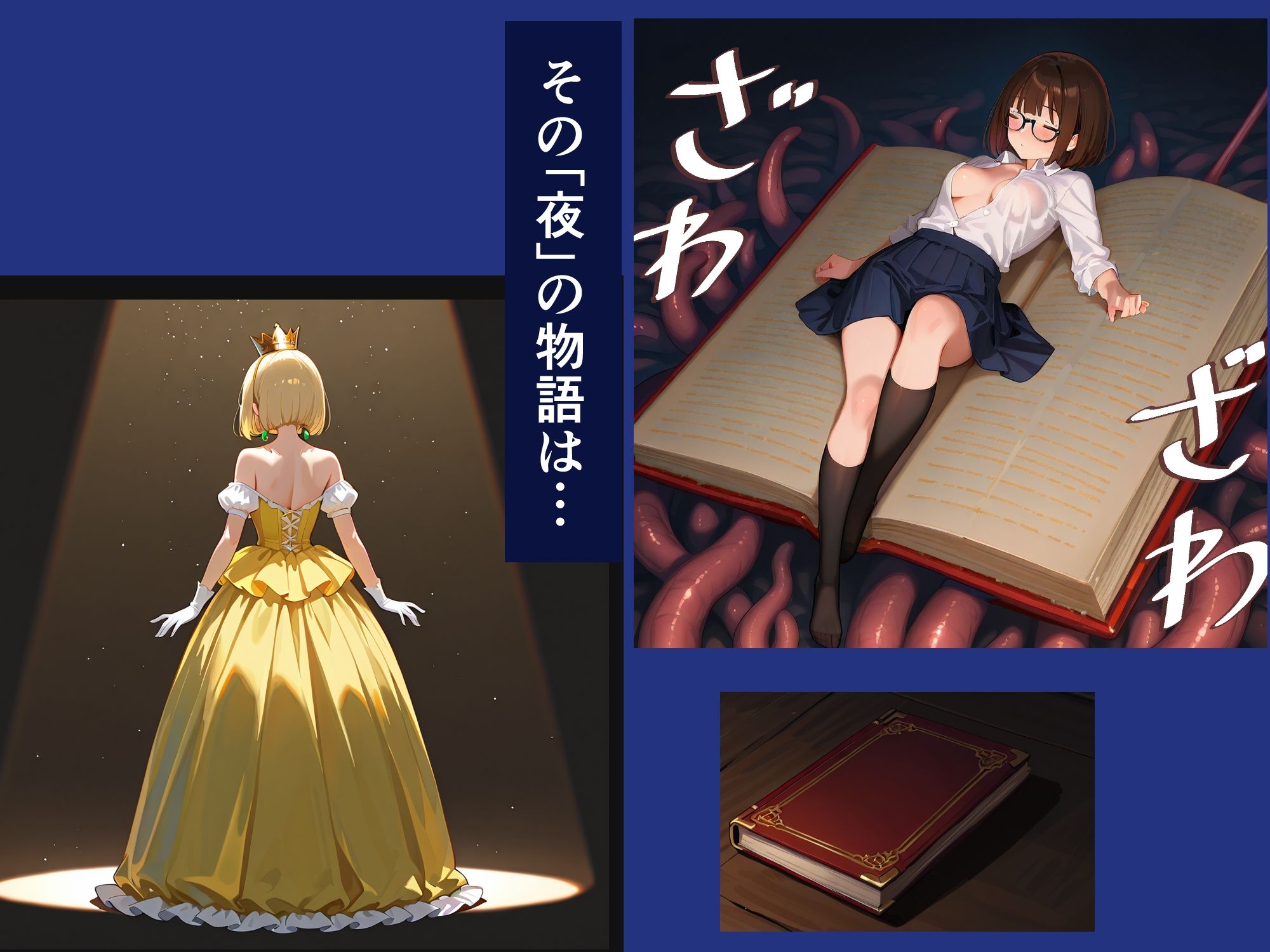 触手図書館の夜 サンプル画像7