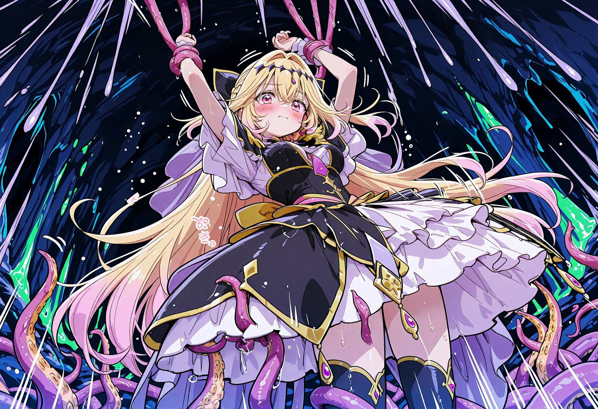 触手姦  キュア〇ルカナ・シャドウ編 サンプル画像1