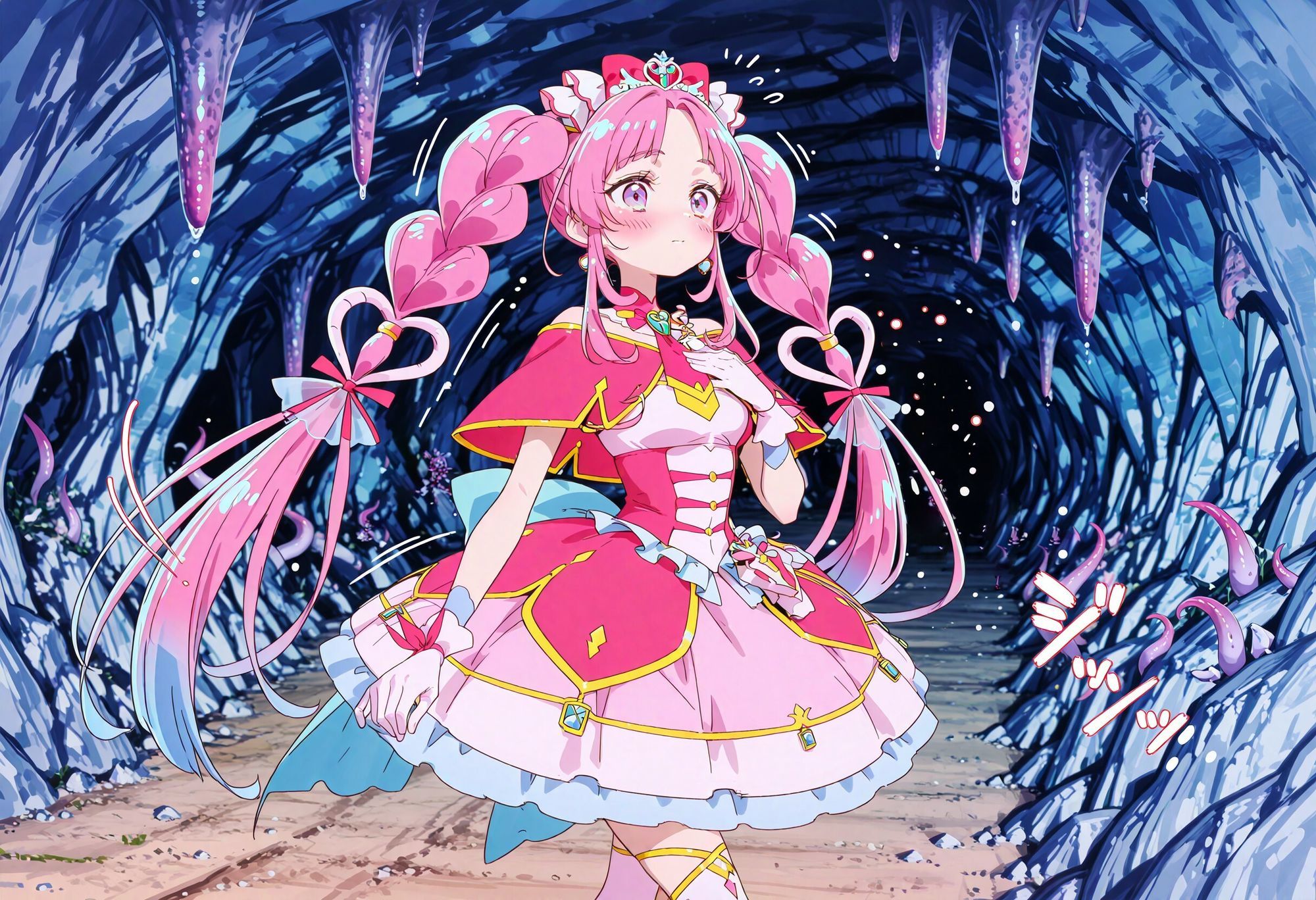 触手姦  キュアミス〇ィック編 サンプル画像1