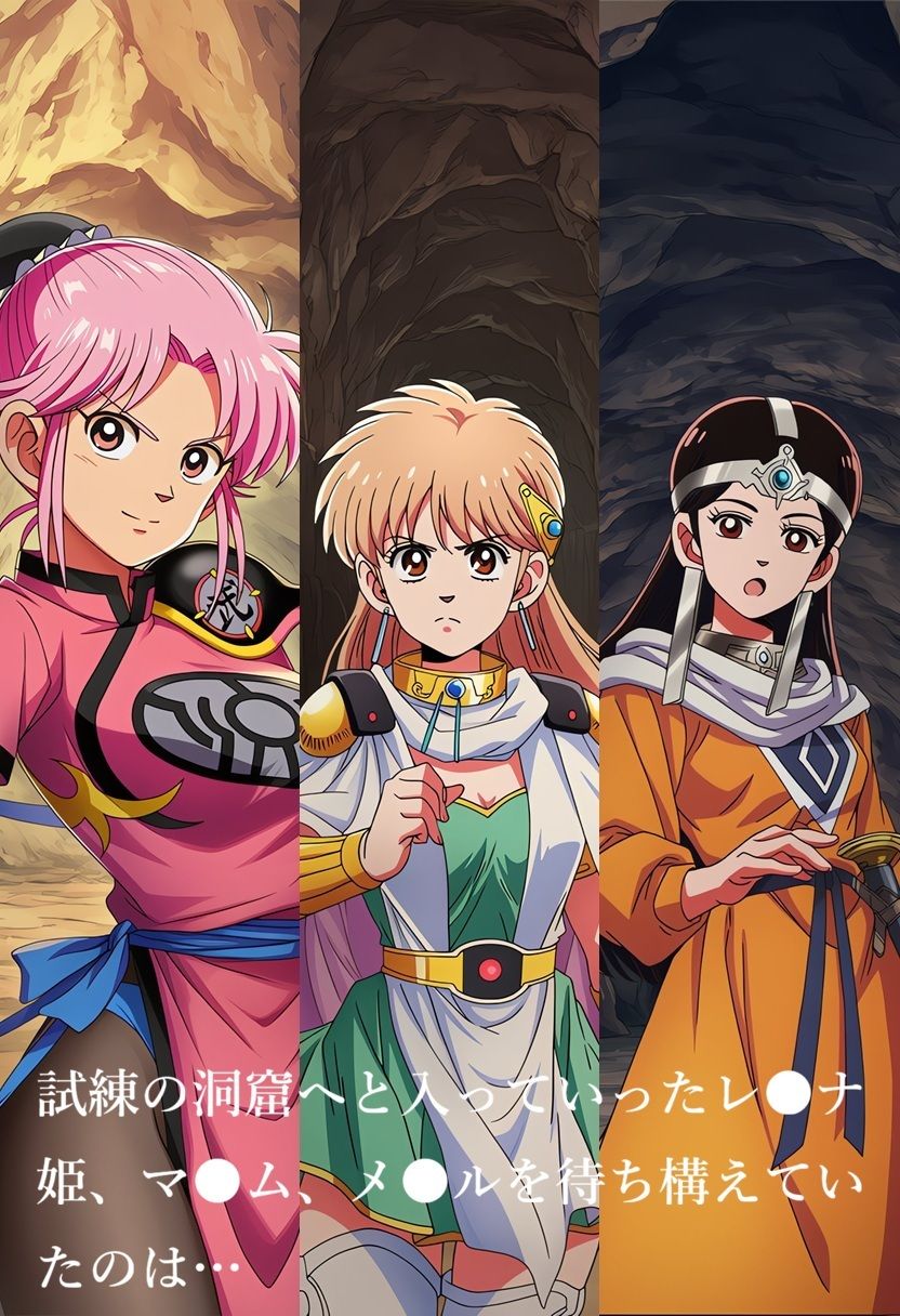 試練の洞窟に入ったまま帰ってこなかった三人娘 サンプル画像1