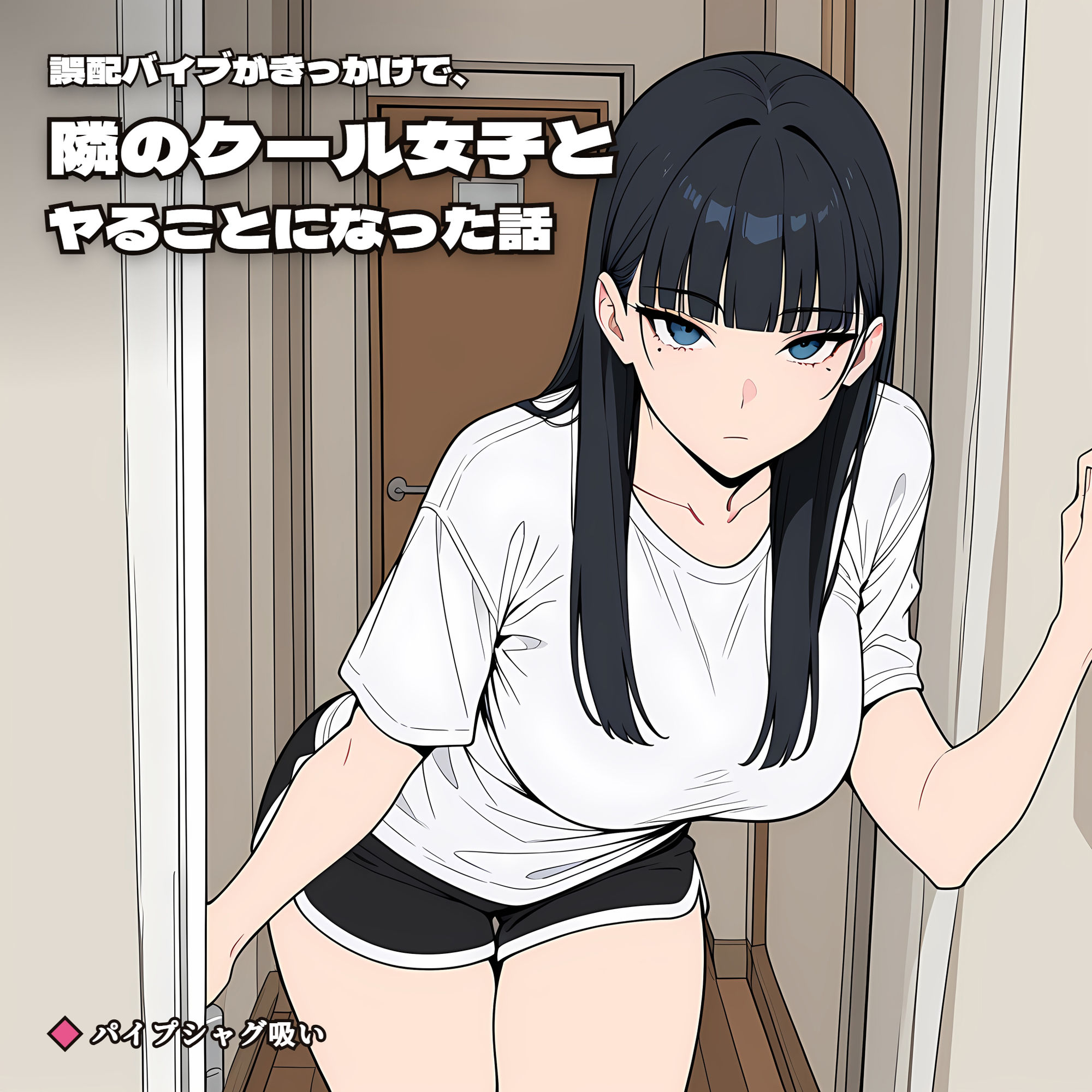 誤配バイブがきっかけで、隣のクール女子とヤることになった話 サンプル画像1
