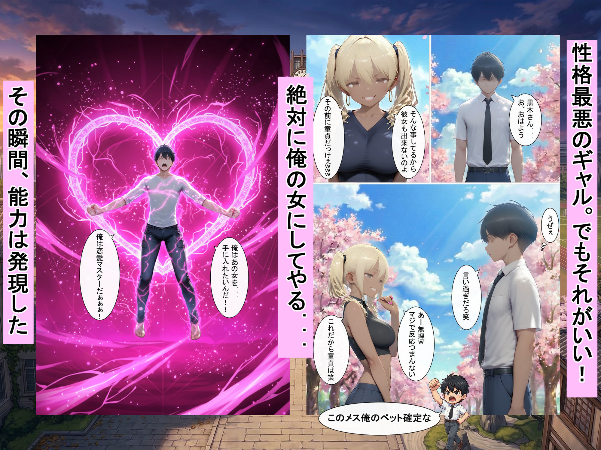 謎の人物から貰った能力で現実世界を無双！！女の子たちを情けない顔にさせる話 サンプル画像2